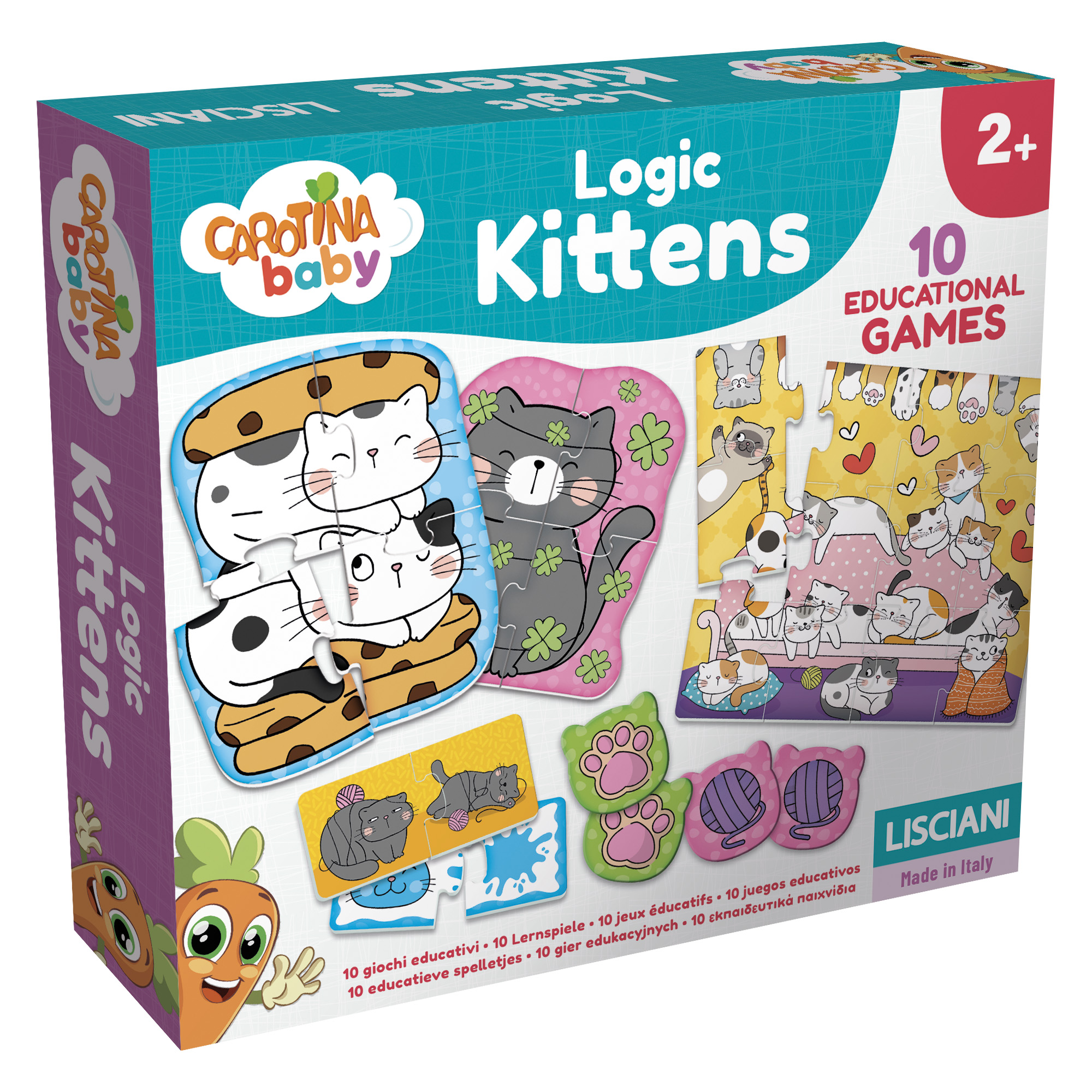 lisciani-carotina-baby-logic-kittens-jeux-ducatifs image 1