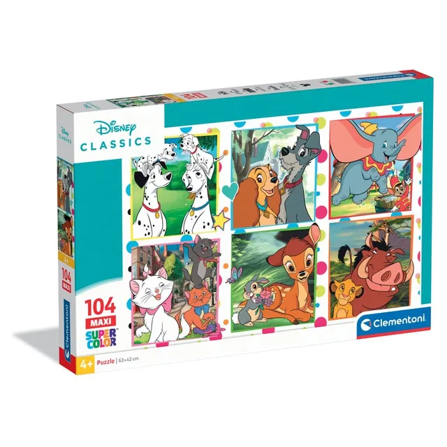 clementoni-disney-classic-puzzle-enfant-104-maxi-pi-ces image 1