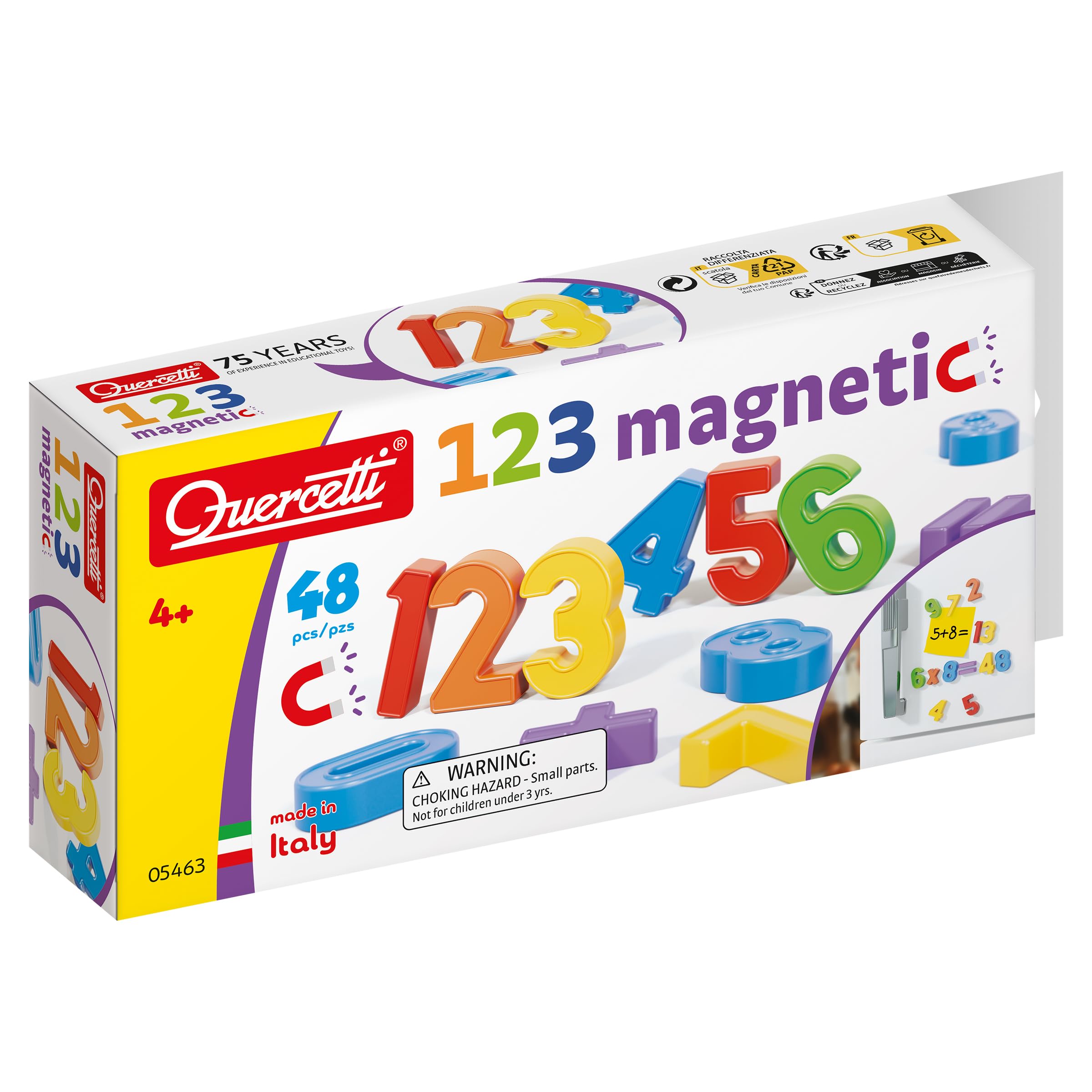 quercetti-5463-chiffres-magn-tiques-48-chiffres-pour-tableau-loisir-cr-atif image 1