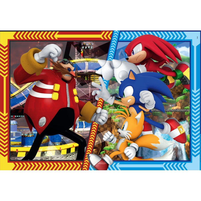 clementoni-puzzle-enfant-sonic-180-pi-ces-48-5-x-33-5-cm image 2