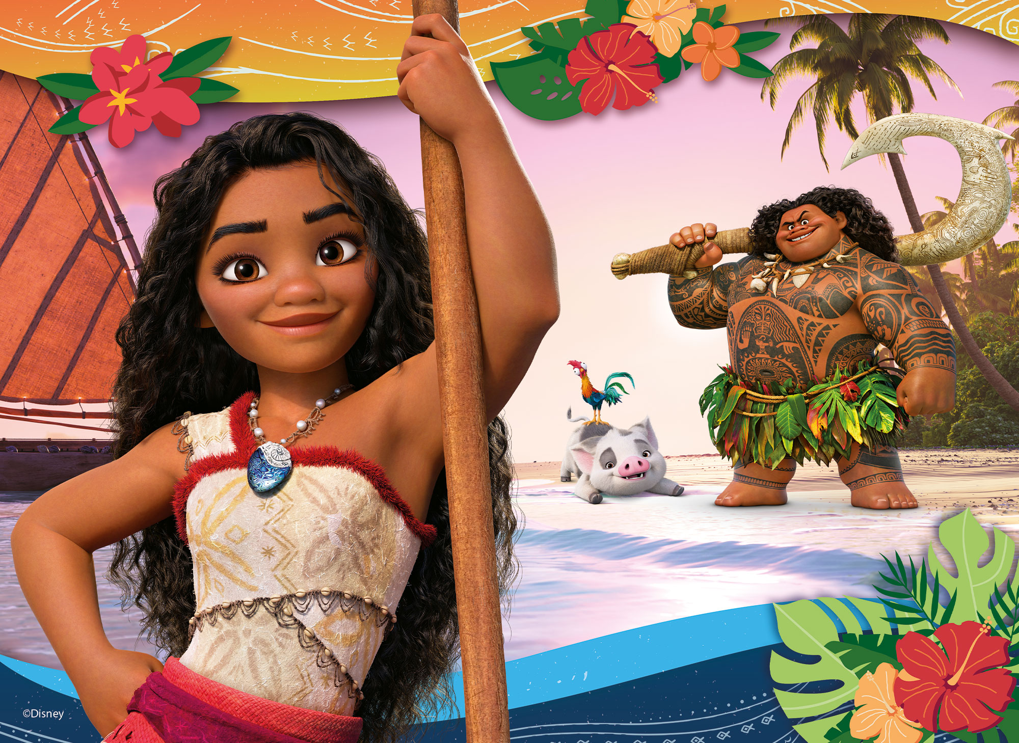 lisciani-disney-puzzle-maxifloor-4-x-48-vaiana-2 image 4