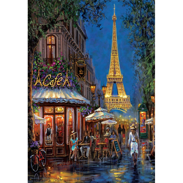 clementoni-collection-night-at-the-eiffel-caf-puzzle-500-pi-ces image 2