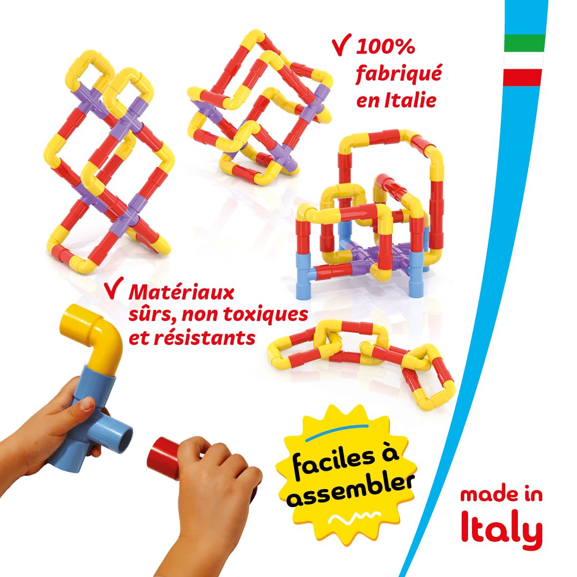 quercetti-tubation-jeu-de-construction-40-tubes-3d-3-ans image 7