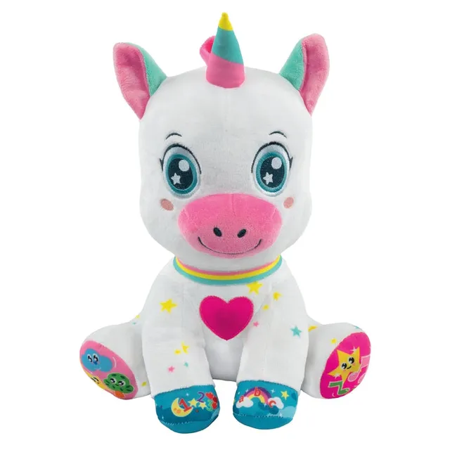 clementoni-baby-clementoni-scintilla-peluche-licorne-canta-e-brilla-6-mois image 1