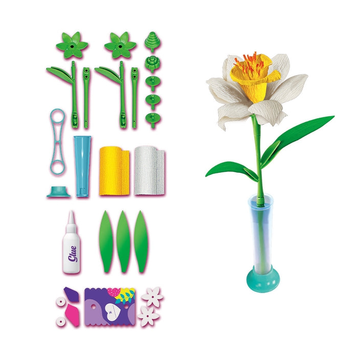 clementoni-idea-create-your-flowers-narciso-kit-cr-atif-2-fleurs-assembler image 3