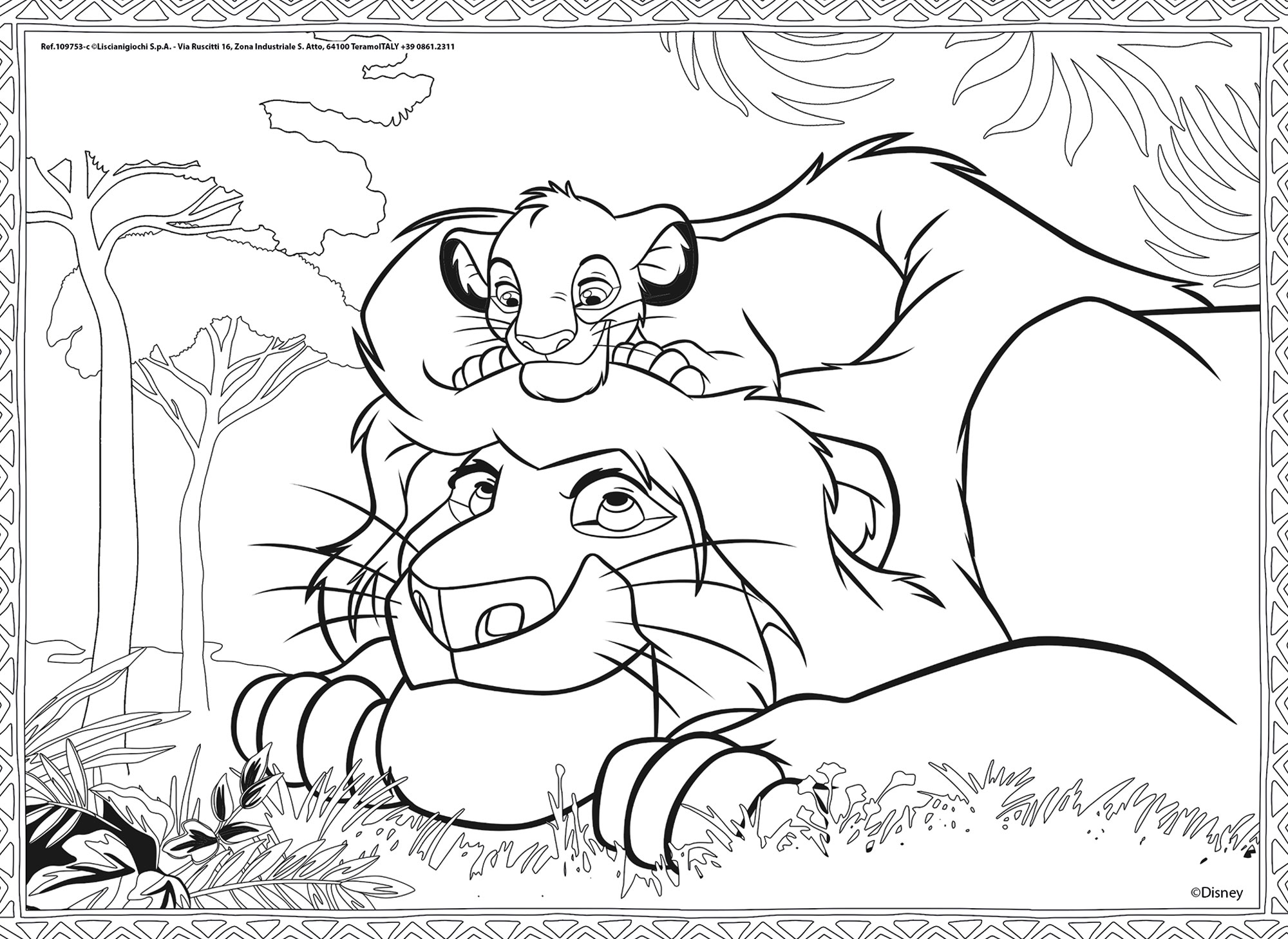 lisciani-disney-puzzle-maxifloor-4-x-48-le-roi-lion image 8