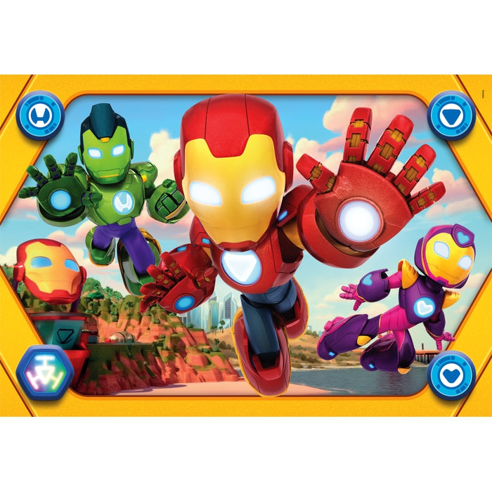 clementoni-iron-man-and-his-awesome-friends-puzzle-104-pi-ces image 2