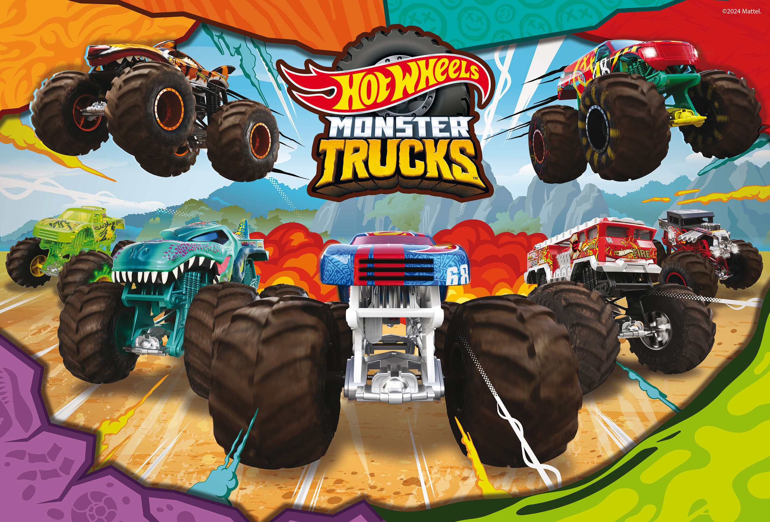 lisciani-hot-wheels-puzzle-maxifloor-2-x-60-pi-ces image 3