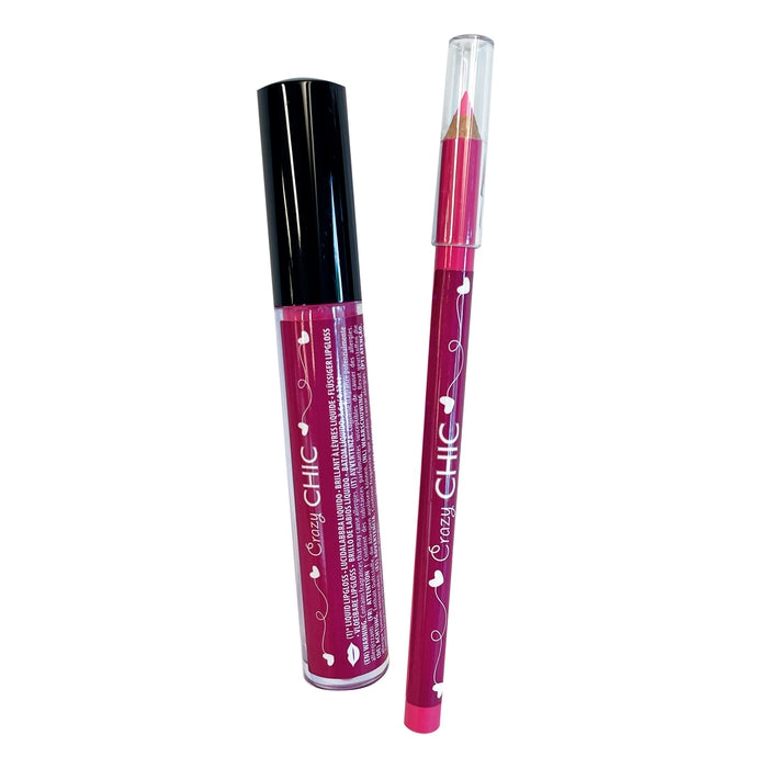 clementoni-crazy-chic-gloss-et-crayon-l-vres-parfum-fraise-mini-kit-maquillage image 2