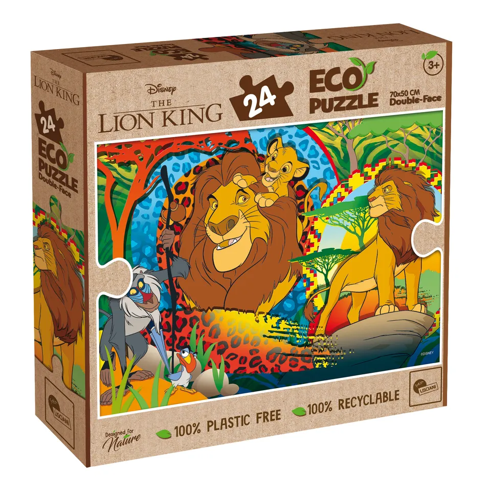 lisciani-disney-eco-puzzle-df-le-roi-lion-24-puzzle-colo-coloriage image 1
