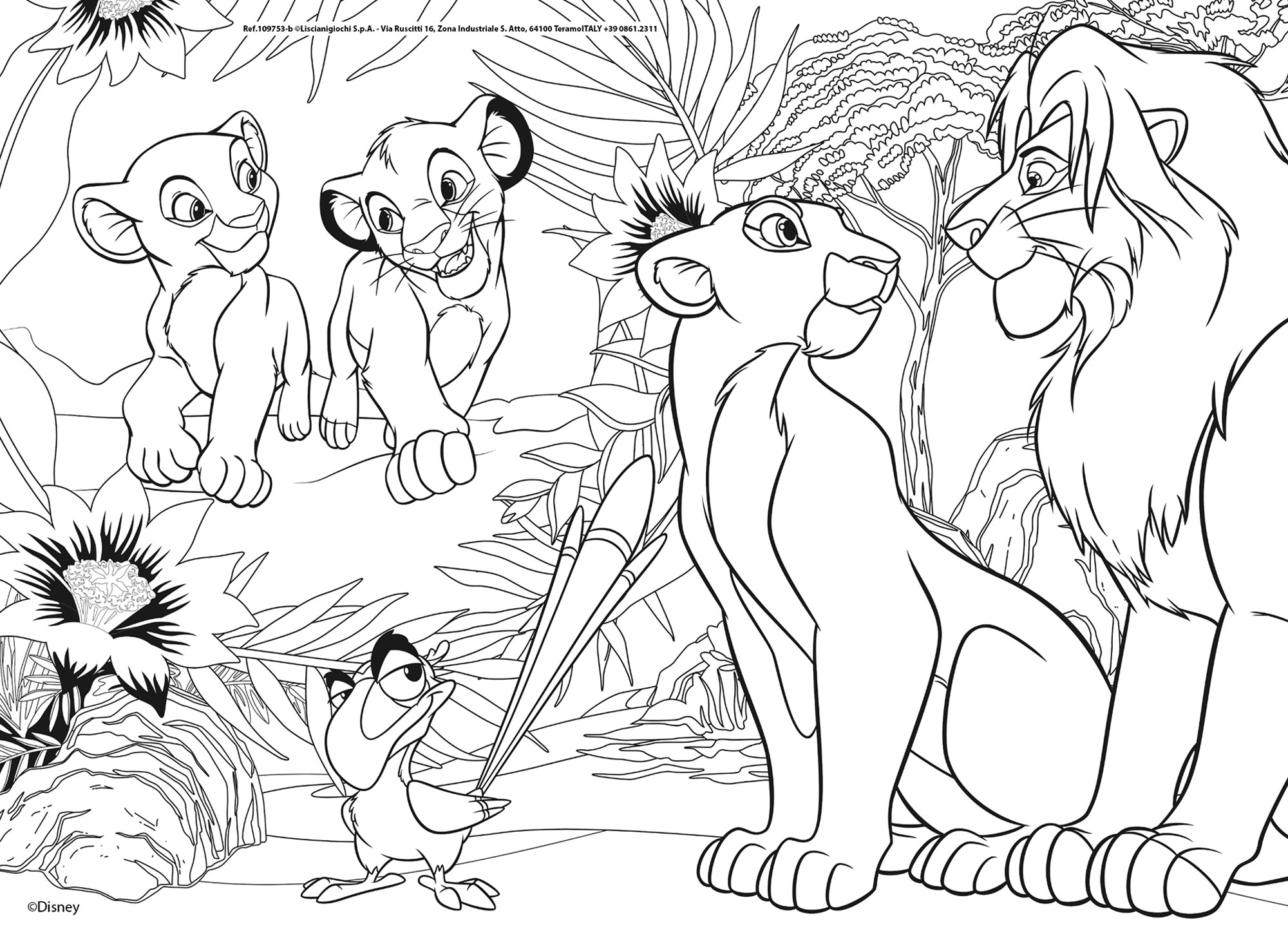 lisciani-disney-puzzle-maxifloor-4-x-48-le-roi-lion image 7