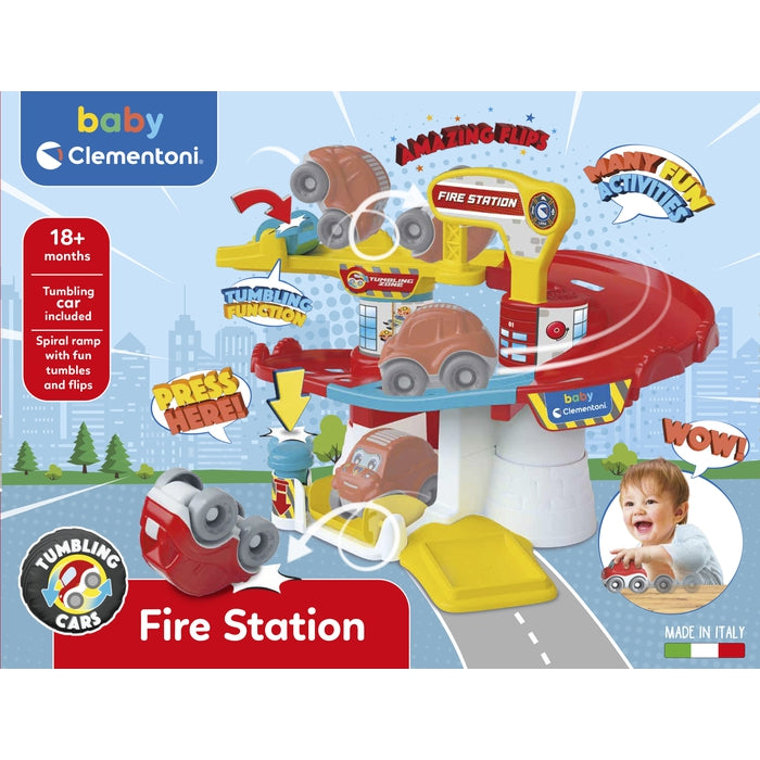 clementoni-baby-clementoni-tumbling-cars-fire-station-piste-pompiers image 4