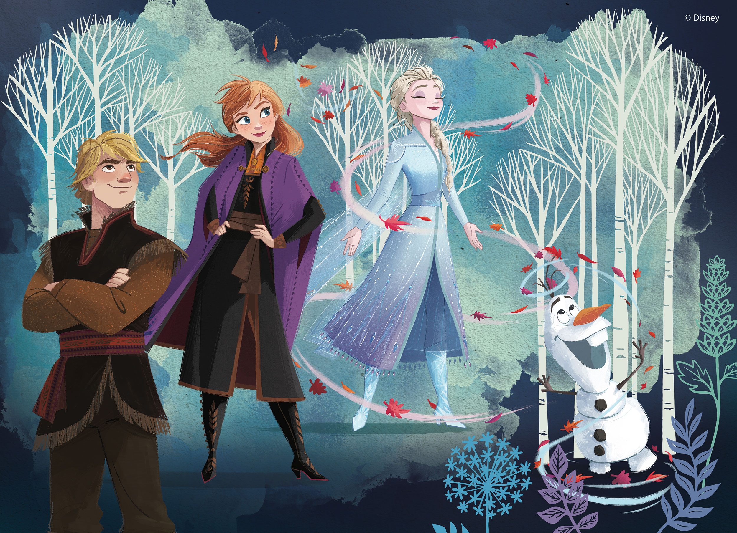 lisciani-disney-puzzle-df-m-plus-24-frozen-puzzle-coloriage image 2
