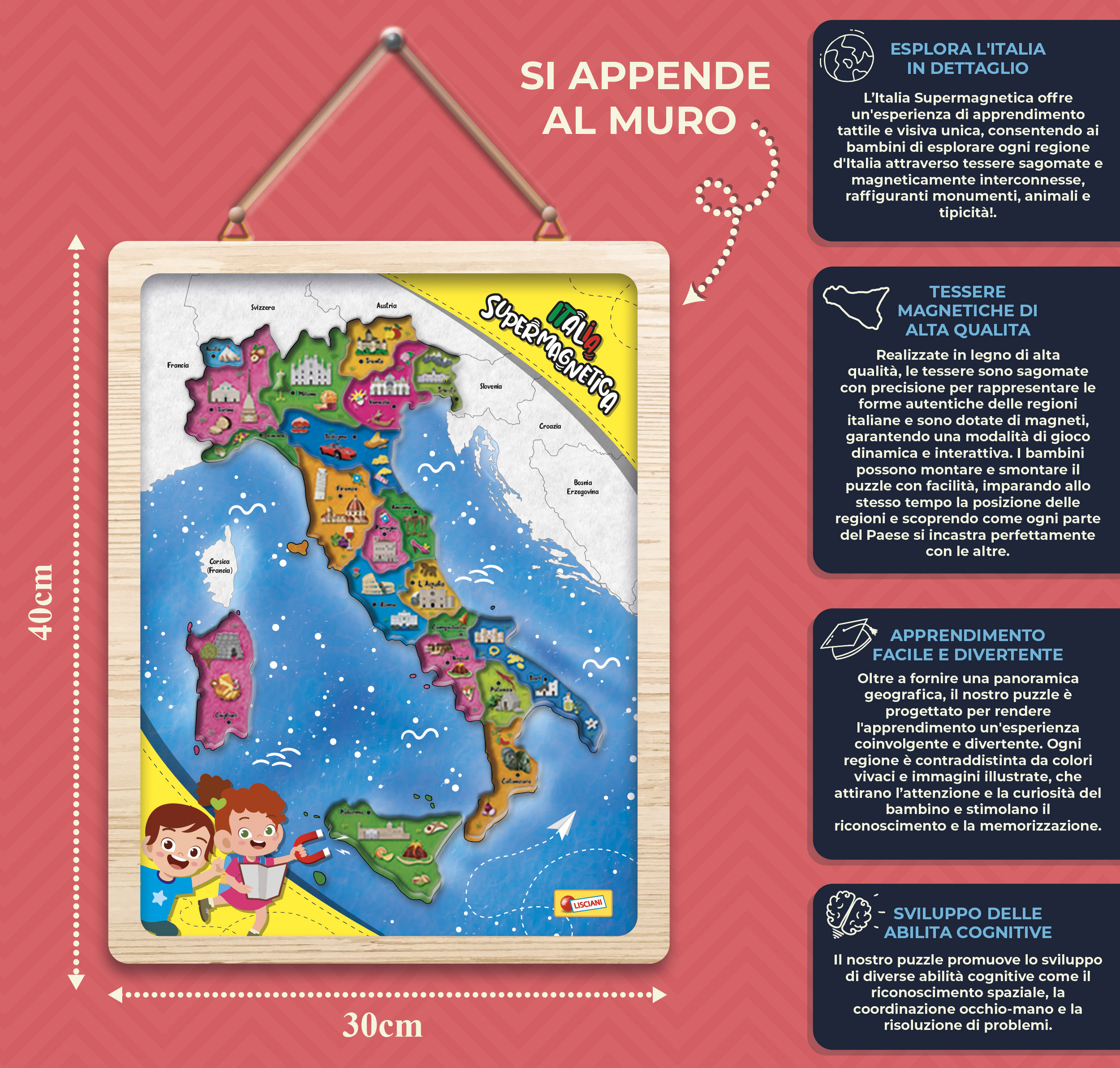 lisciani-i-m-a-genius-italia-supermagnetica-puzzle-magn-tique-en-bois-italie-20- image 3