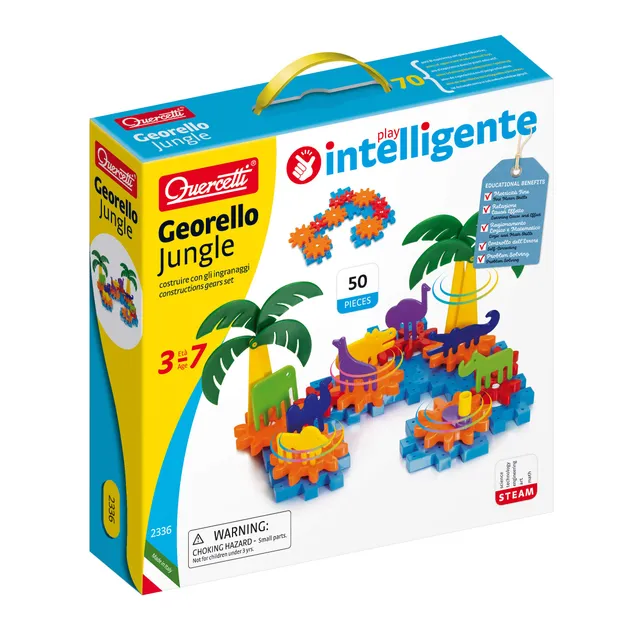 quercetti-georello-jungle-2336-jeu-d-engrenages-construction image 1