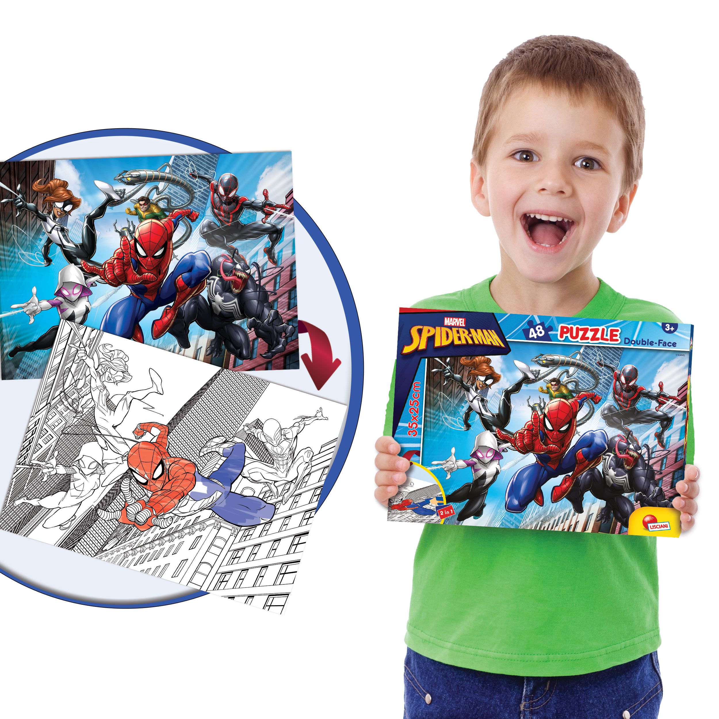 lisciani-marvel-puzzle-double-face-m-plus-48-spider-man image 4