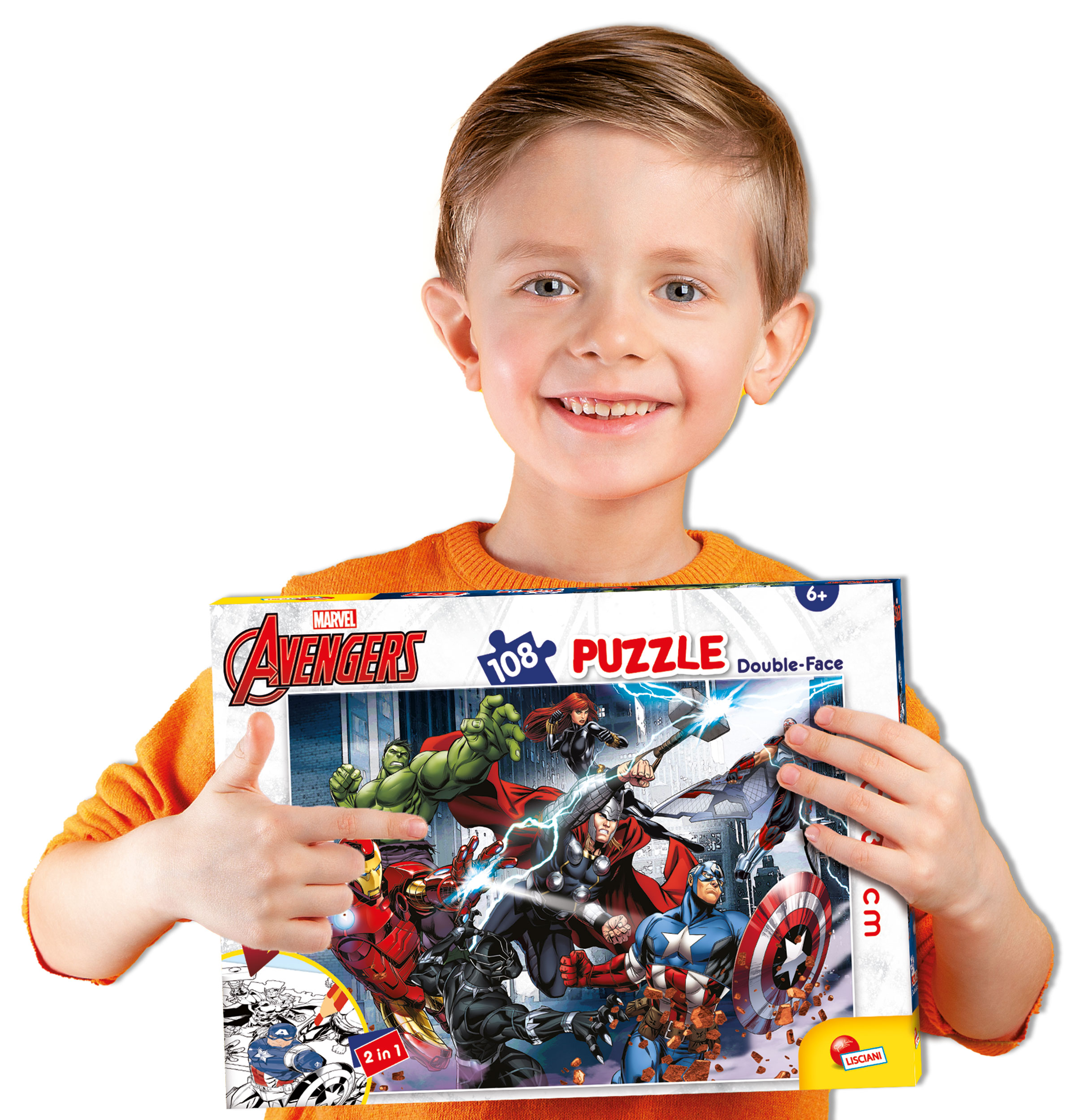 lisciani-marvel-puzzle-df-plus-108-avengers-puzzle-coloriage image 4