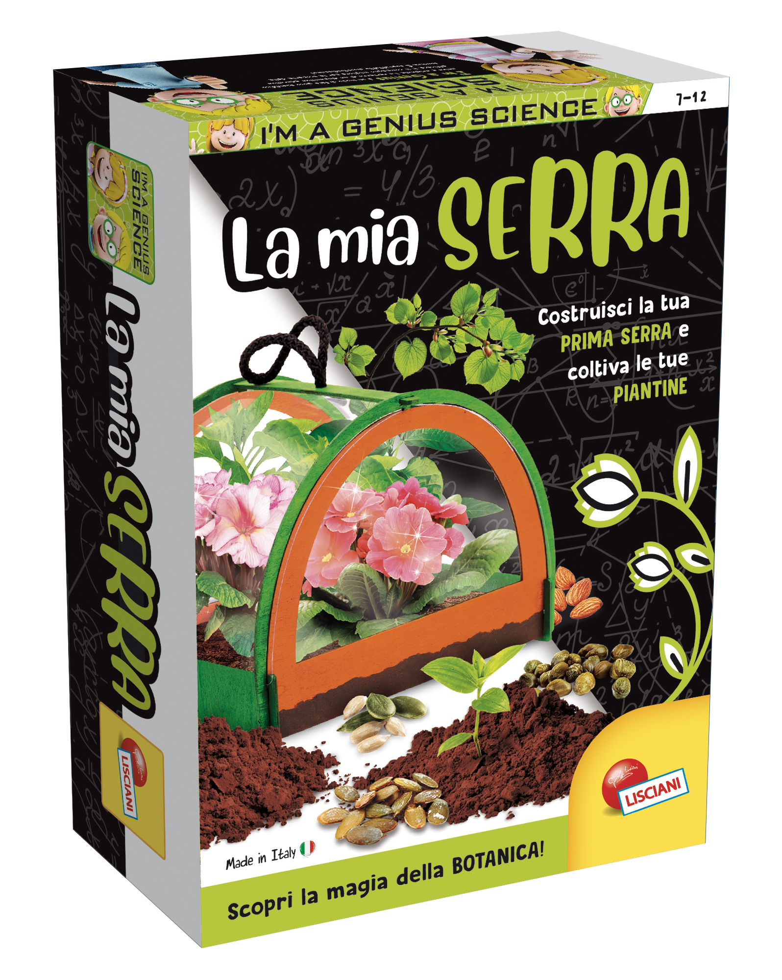 lisciani-i-m-a-genius-scienza-pocket-la-mia-serra-kit-botanique-serre image 1