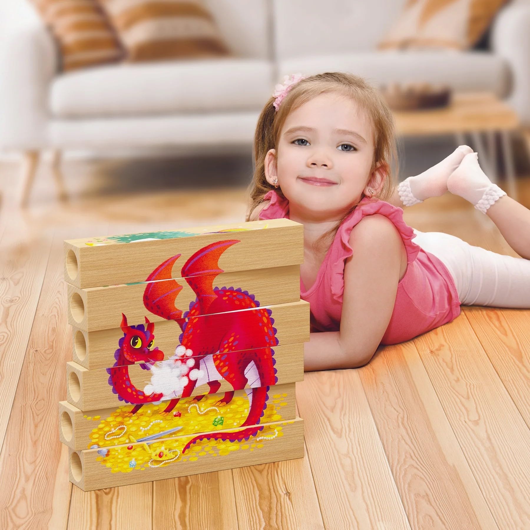 quercetti-80710-four-puzzle-play-bio-animaux-fantastiques image 4