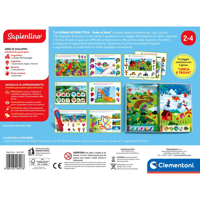 clementoni-sapientino-vado-al-nido-jeu-ducatif-avec-stylo-interactif image 6