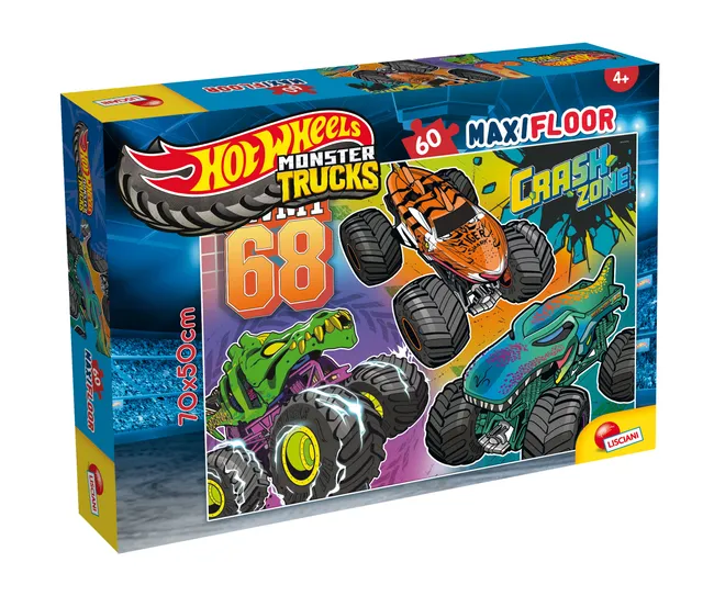 lisciani-hot-wheels-puzzle-maxi-floor-60-pi-ces image 1
