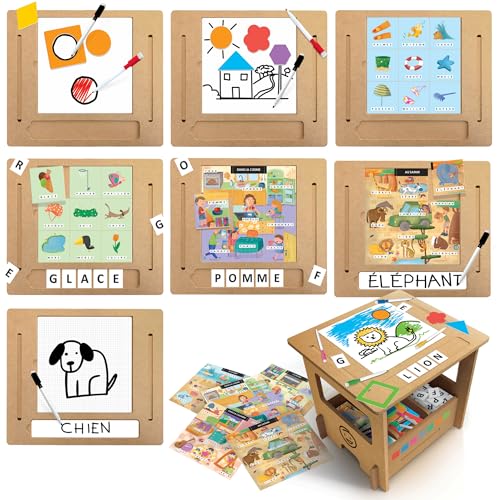 headu-pupitre-en-bois-cole-d-criture-m-thode-7-tapes-3-6-ans image 6