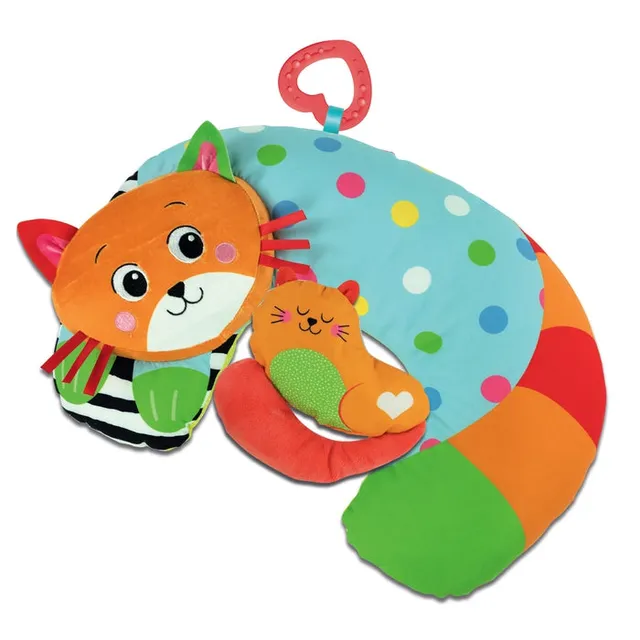 baby-clementoni-kitty-cat-pillow-coussin-d-veil-b-b image 1