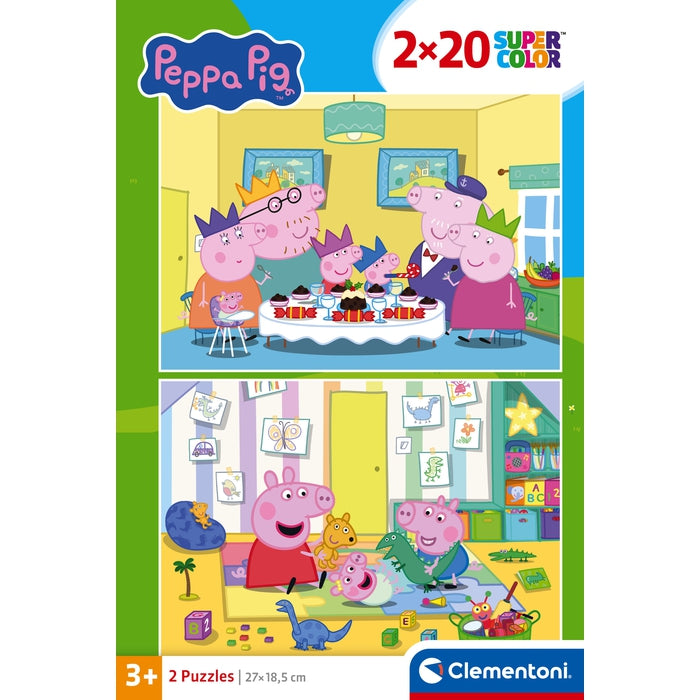 clementoni-peppa-pig-2-puzzles-20-pi-ces image 5