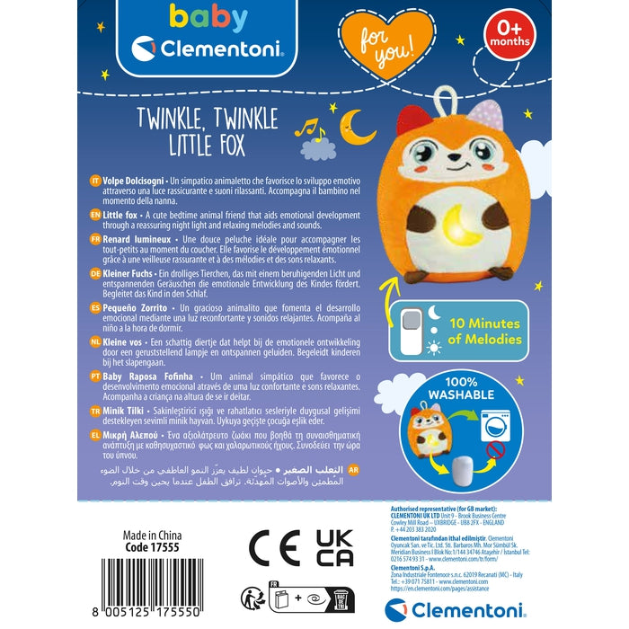 clementoni-baby-twinkle-twinkle-little-fox-veilleuse-peluche-b-b image 7