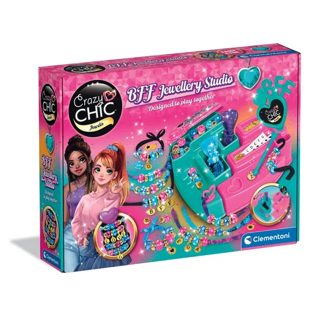 clementoni-crazy-chic-bff-jewellery-studio-coffret-cr-ation-bijoux image 1