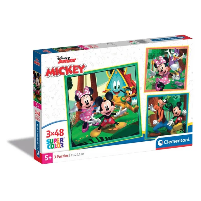 clementoni-mickey-and-friends-puzzle-enfant-3x48-pi-ces image 1