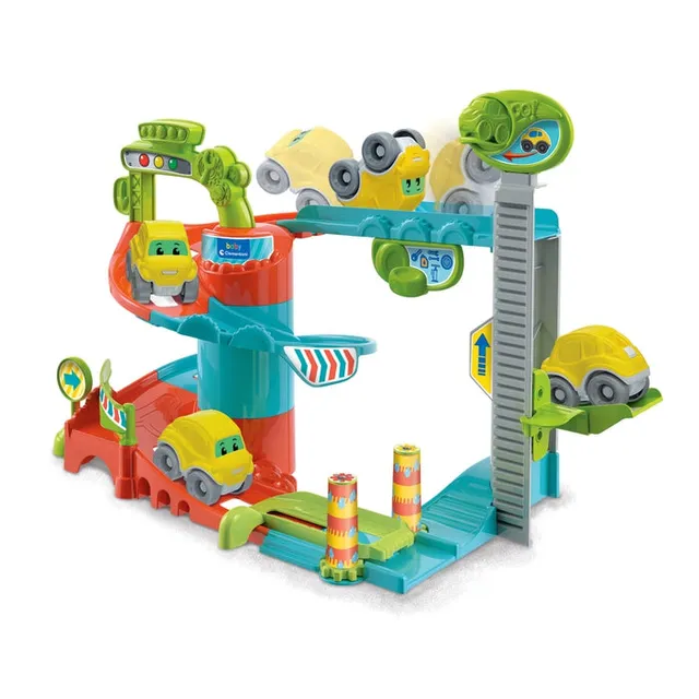 clementoni-baby-fun-garage-baby-track-avec-voiture image 1