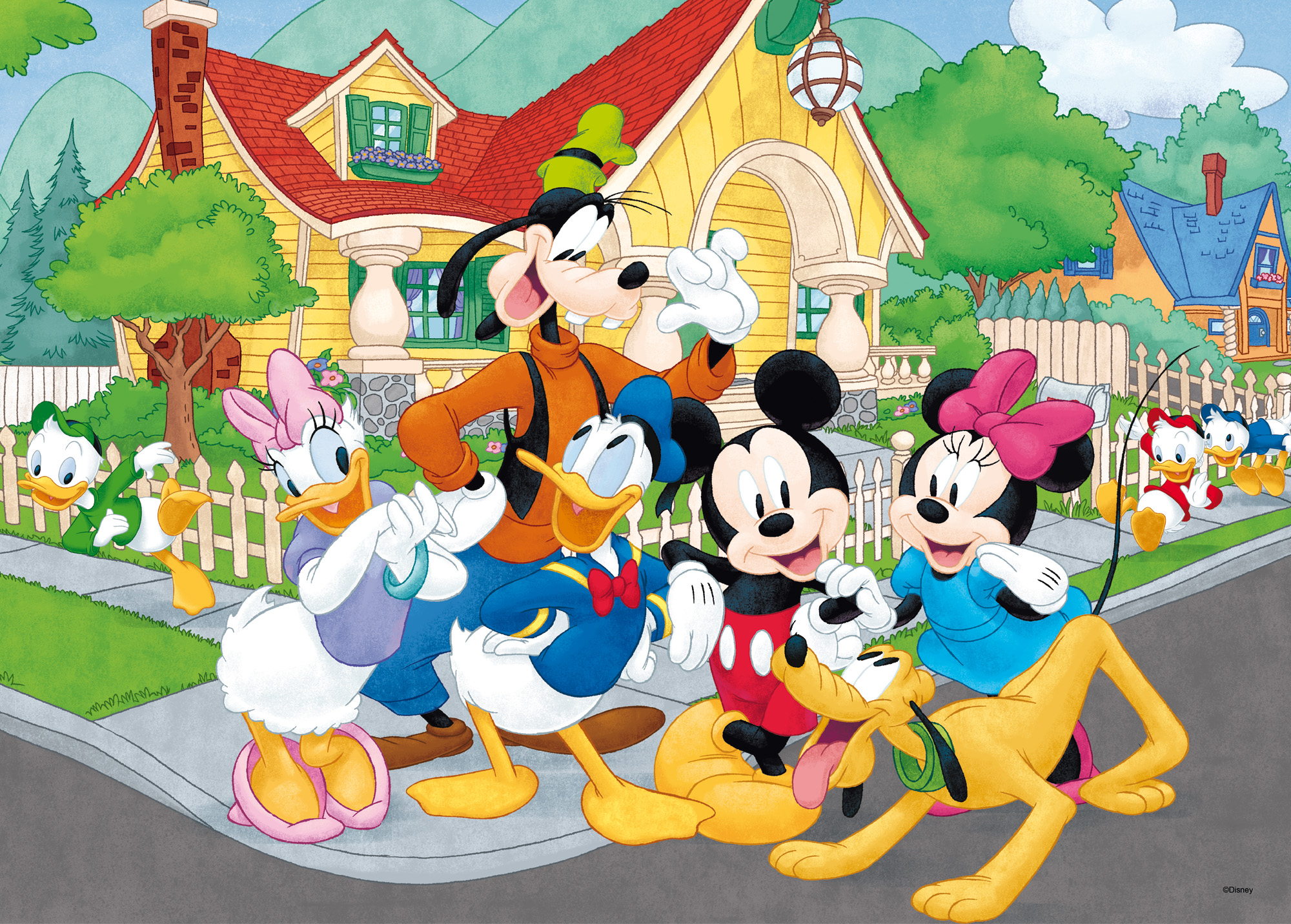 lisciani-disney-puzzle-double-face-maxifloor-60-mickey image 2