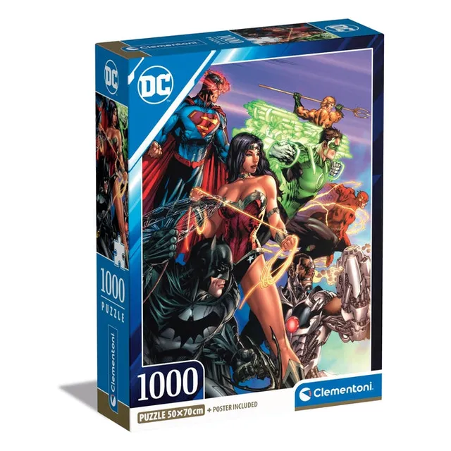clementoni-dc-comics-justice-league-puzzle-1000-pi-ces image 1