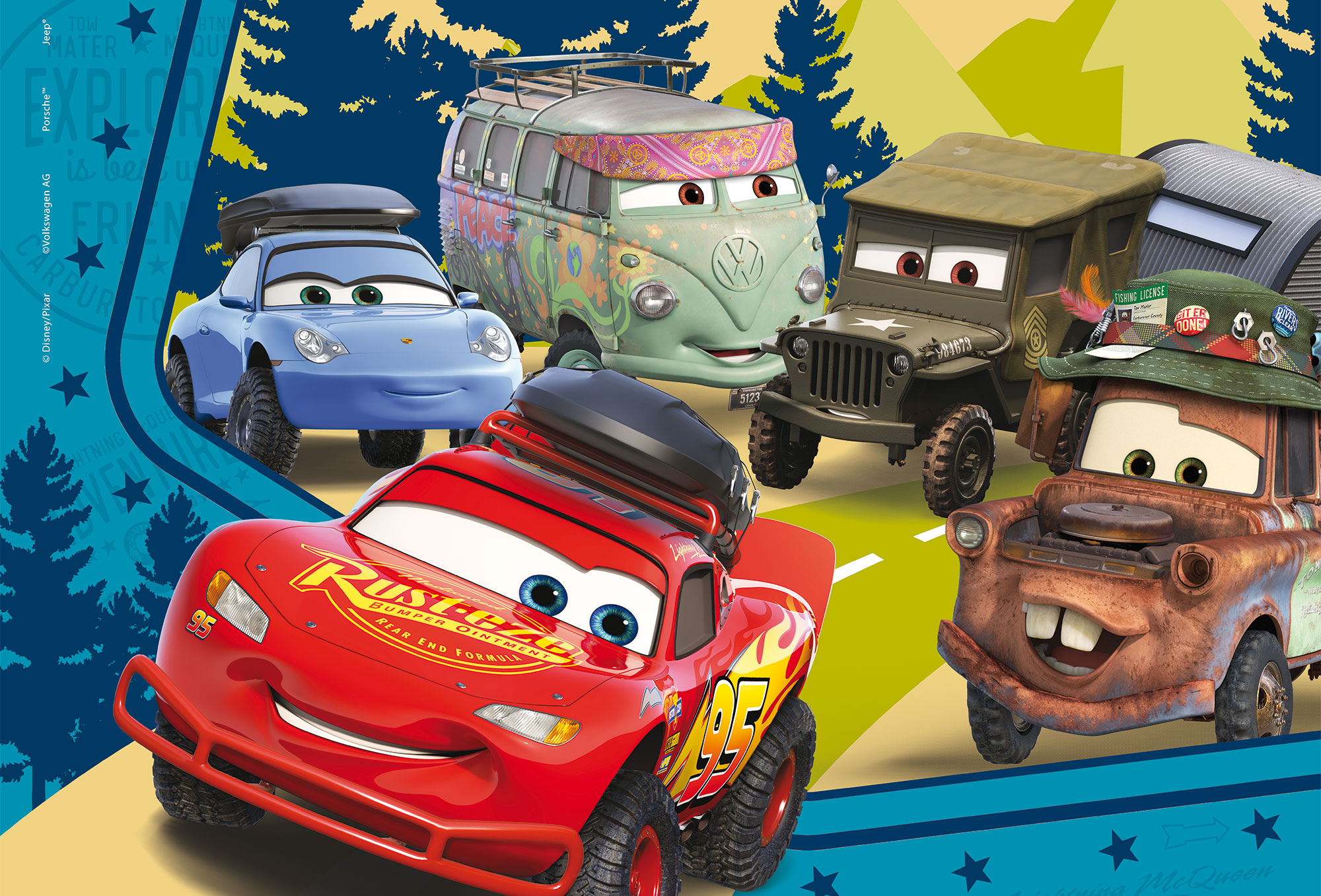 lisciani-disney-puzzle-double-face-maxi-floor-24-cars image 2
