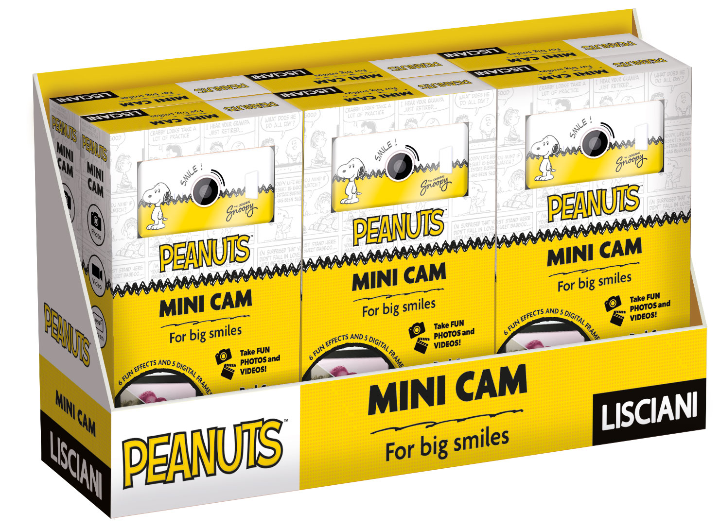 lisciani-peanuts-mini-cam-mini-appareil-photo-num-rique-porte-cl-s image 4