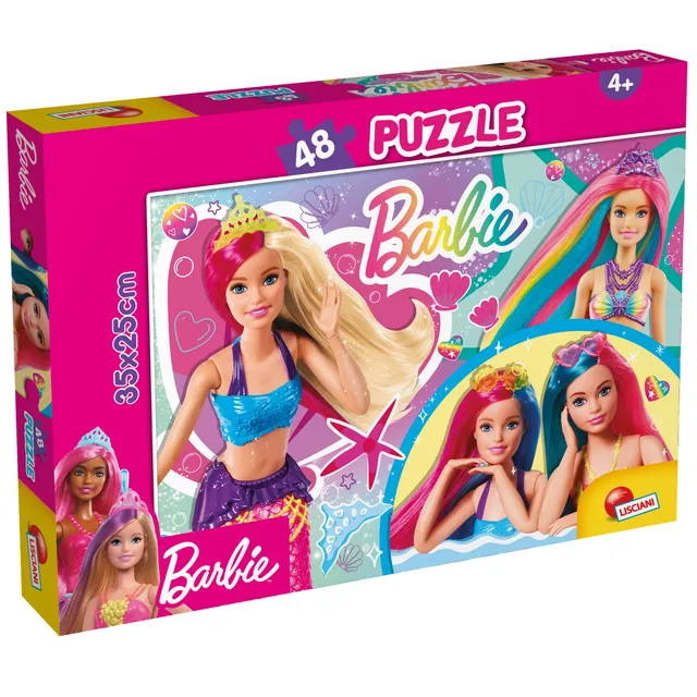 lisciani-barbie-puzzle-m-plus-48-feeling-magical-puzzle-scintillant-48-pi-ces image 1