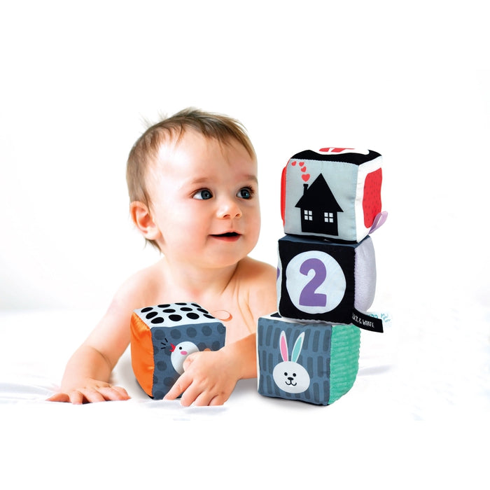 baby-clementoni-cubes-d-veil-noir-et-blanc-soft-activity-blocks image 4
