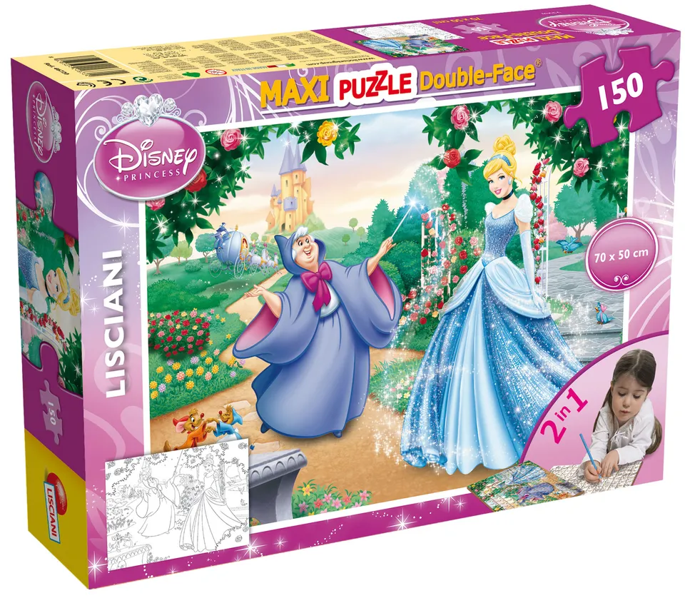 lisciani-disney-puzzle-df-maxi-floor-150-cendrillon image 1