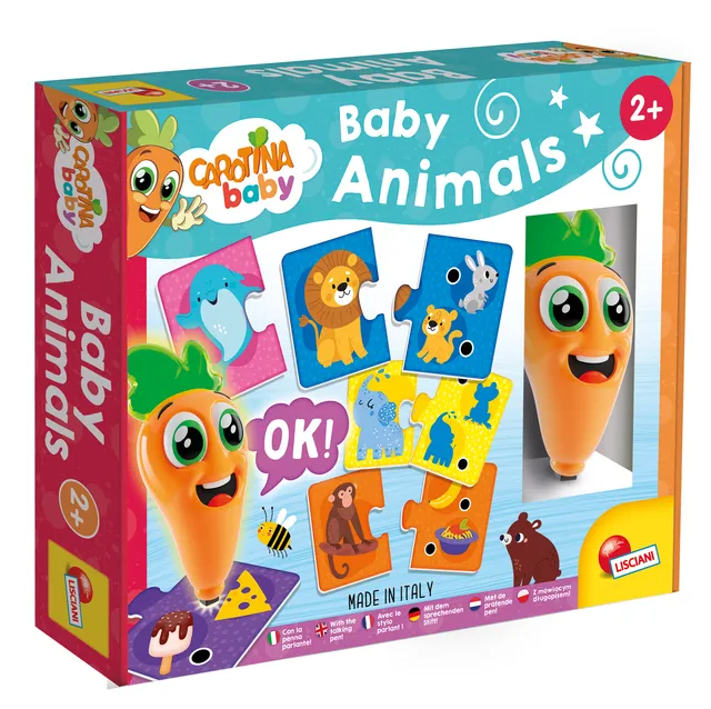 lisciani-carotina-baby-penna-parlante-baby-animals-jeu-ducatif-b-b-animaux image 1
