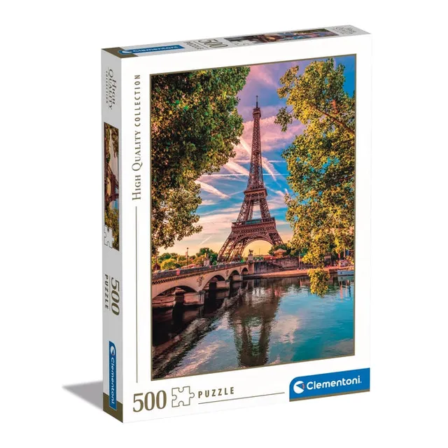 clementoni-collection-along-the-seine-puzzle-500-pi-ces-49x36-cm-adultes image 1