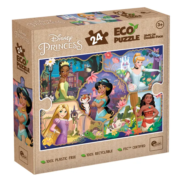 lisciani-disney-eco-puzzle-mini-double-face-24-princess image 1