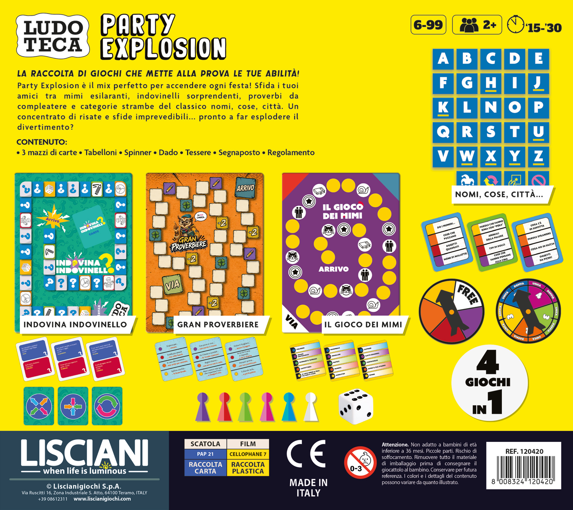 lisciani-ludoteca-party-explosion-grand-jeu-de-f-te-mimes-et-d-fis image 8