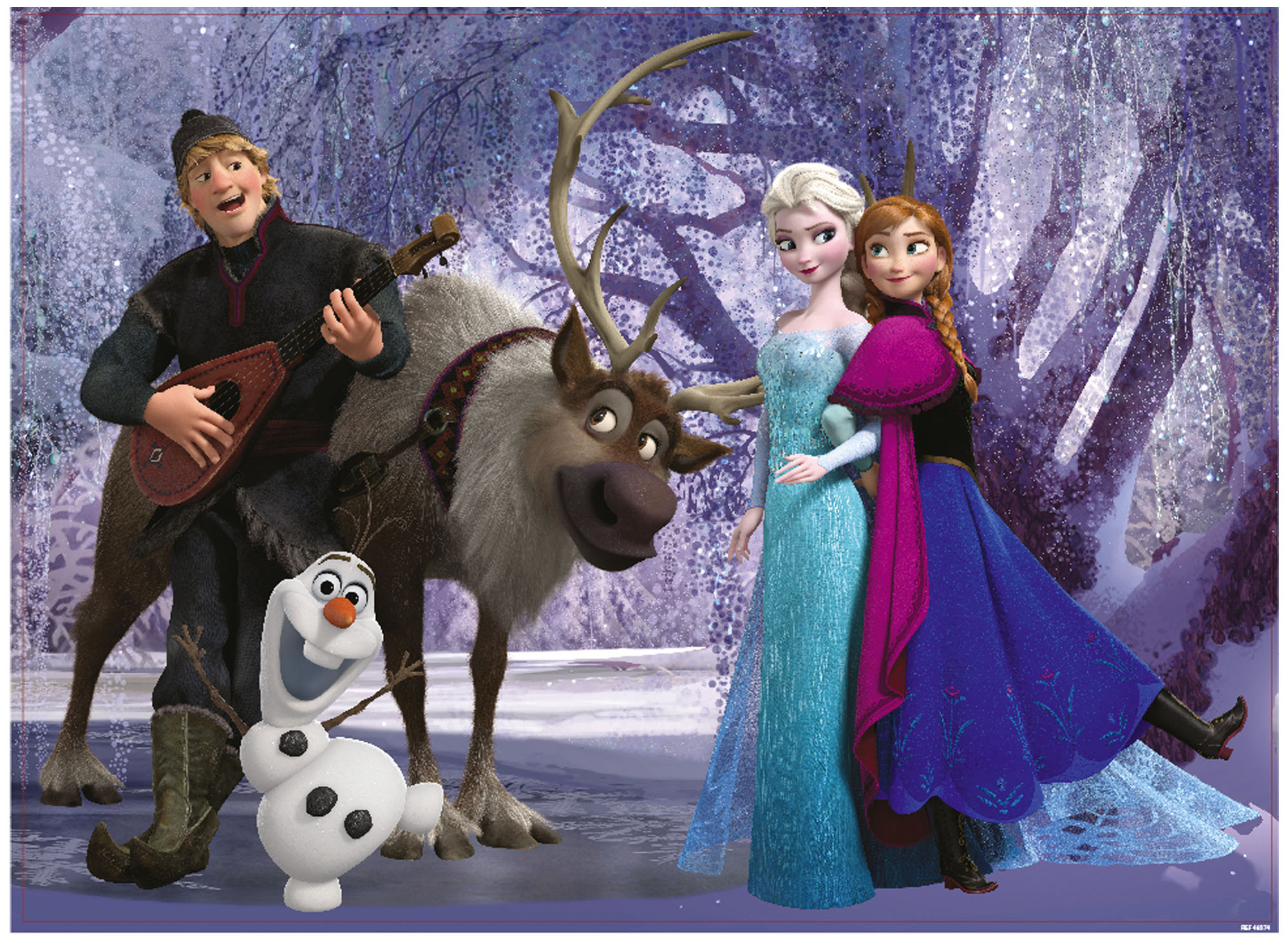 lisciani-disney-puzzle-df-maxi-floor-60-frozen-music-and-fun image 2