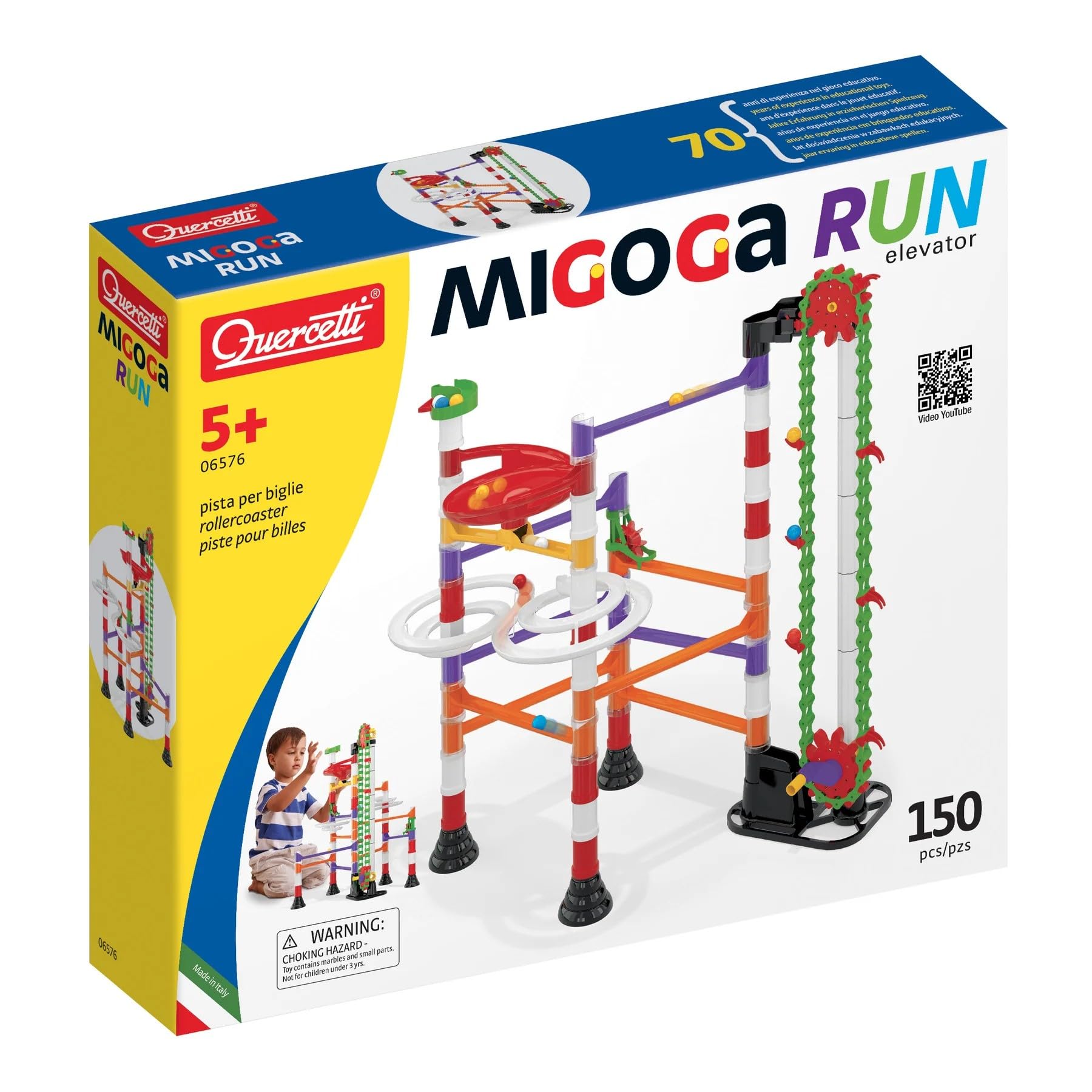 quercetti-migoga-marble-run-elevator-circuit-billes-avec-ascenseur-5-ans image 2