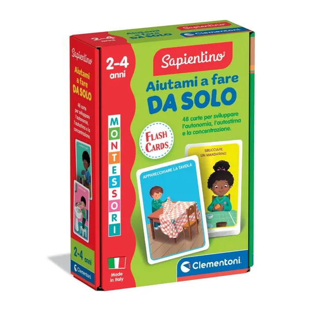 clementoni-montessori-flashcards-aiutami-a-fare-da-solo-48-cartes image 1
