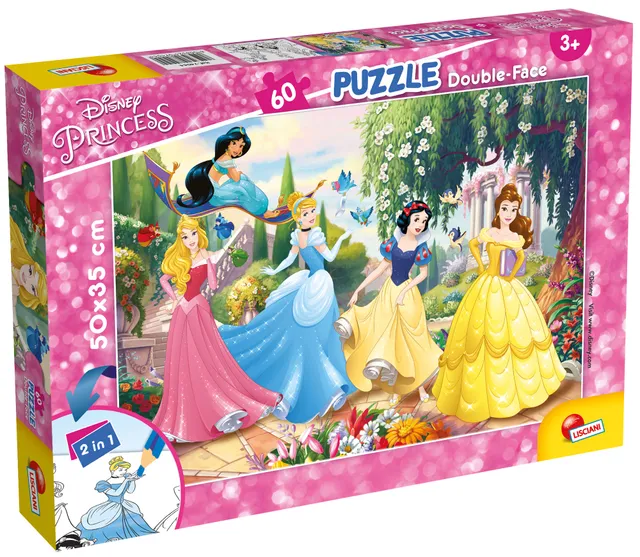 lisciani-disney-puzzle-double-face-plus-60-princesses image 1