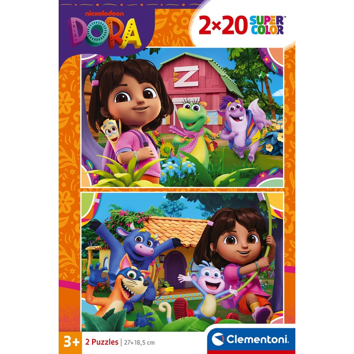 clementoni-dora-the-explorer-puzzle-enfant-2x20-pi-ces image 5