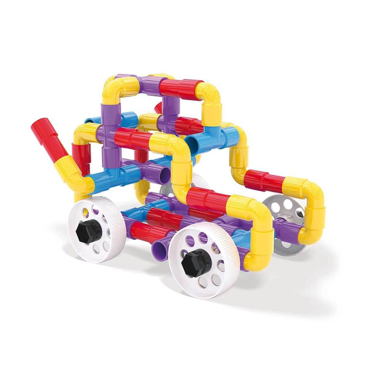 quercetti-tubation-wheels-4185-jeu-de-construction-tubulaire-avec-roues image 3