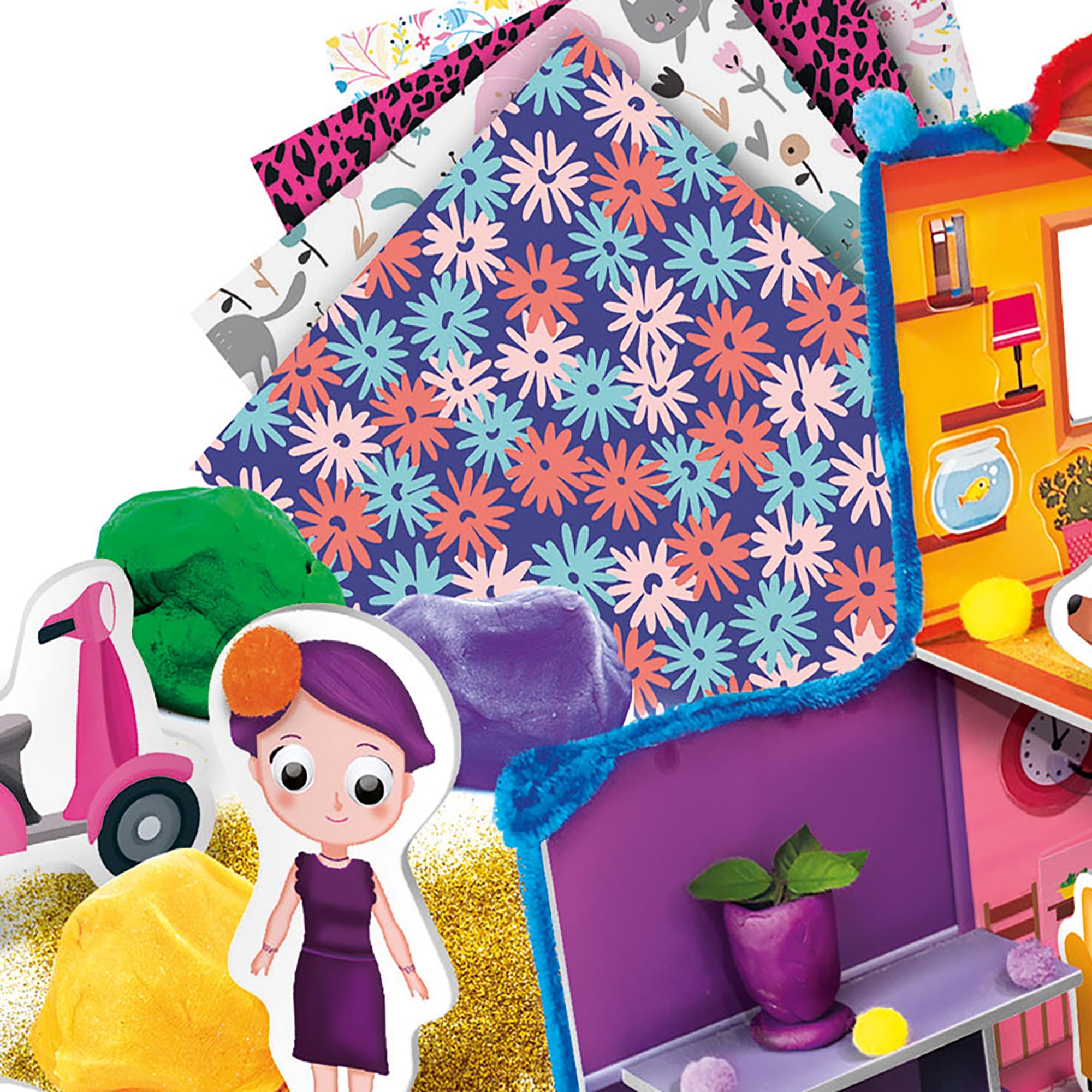 headu-my-first-doll-s-house-maison-de-poup-e-3d-cr-ative-4-8-ans image 3